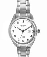 ADORA Armbanduhr analog Quarzwerk mit Titanarmband AB6578