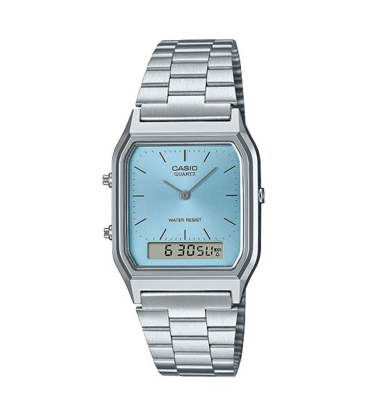 Casio Vintage Klassische Herren Uhr Retro AQ-230A-2A1MQYES