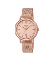 Casio Damenuhr analog Quarzwerk mit Milanaise-Band...