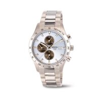 Boccia Herrenuhr Sport Analog Quarz mit Titan-Armband...