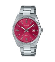Casio Armbanduhr analog Quarz mit Edelstahlarmband...