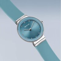 BERING Armbanduhr analog Quarzwerk mit Silikon-Armband 10129-708