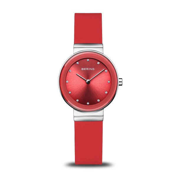 BERING Armbanduhr analog Quarzwerk mit Silikon-Armband 10129-503