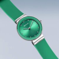 BERING Armbanduhr analog Quarzwerk mit Silikon-Armband 10129-808
