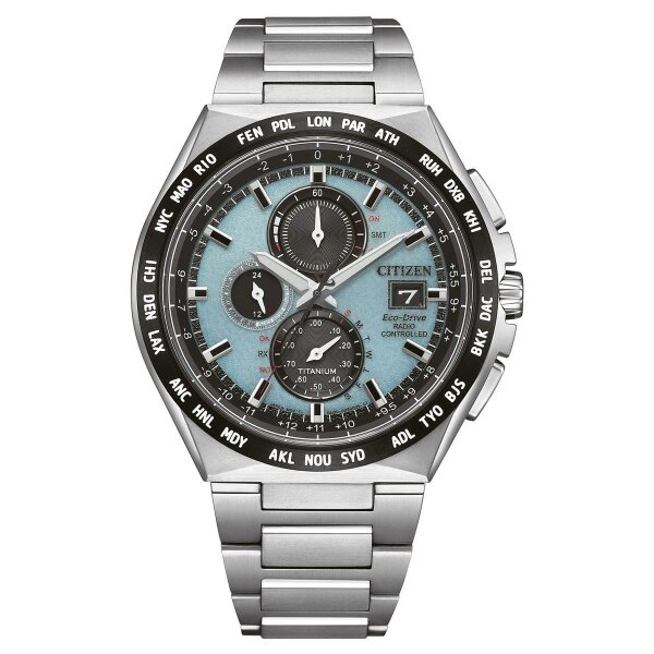 Citizen Herren-Armbanduhr Solar Analog mit Super Titanium ™-Armband AT8238-84M
