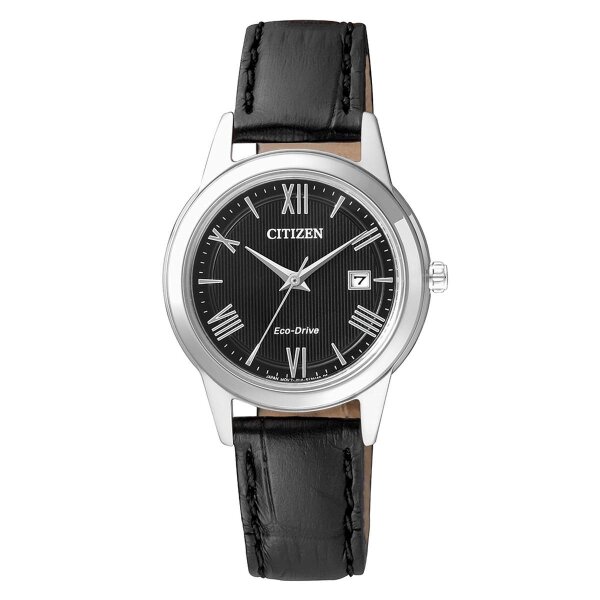 Citizen Damen-Armbanduhr Solar Analog mit Edelstahl-Armband FE1081-08E