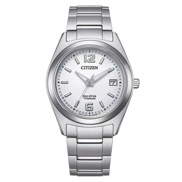 Citizen Damen-Armbanduhr Solar Analog mit Edelstahl-Armband FE6151-82A