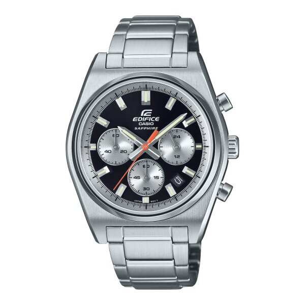 Casio Edifice Herrenuhr analog Quarzwerk mit Edelstahlarmband EFB-730D-1AVUEF