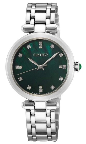 Seiko Damenuhr analog Quarz mit Metallarmband SRZ535P1