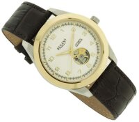 Regent Herrenuhr analog Automatikwerk mit Lederarmband...
