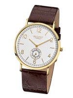 Regent elegante Herrenuhr mit Lederband 1591.45.11