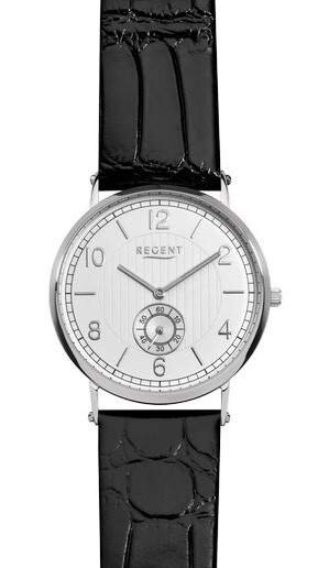 Regent elegante Herrenuhr mit Lederband 1591.40.11