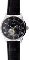 REGENT Klassische Herrenuhr Automatik mit Lederband...