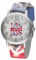 JFL by Jacques Farel Jugend-Uhr Hipster-Style UK flag CRS...