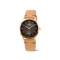 Boccia Damenuhr analog Quarzwerk mit Leder-Armband 3320-02