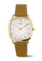 Boccia Damenarmbanduhr analog Quarzwerk veganes Lederband...