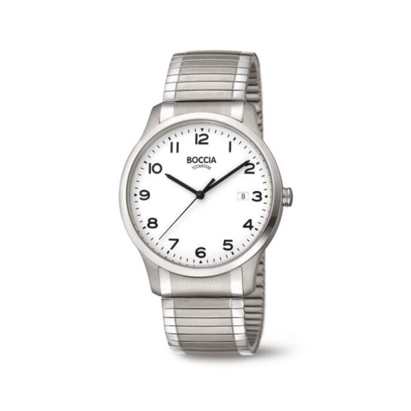Boccia Herrenarmbanduhr analog Quarzwerk Titan 3616-01