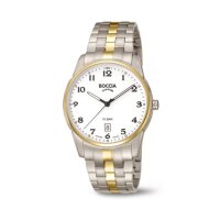 Boccia Herrenarmbanduhr Analog Quarz mit Titan-Armband...