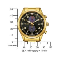 Citizen Herrenuhr EcoDrive (Solar) Chronograph mit Edelstahl-Armband CA7022-87E