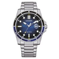 Citizen Herrenuhr Analog Eco-Drive mit Edelstahl-Armband...