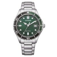 Citizen Herrenuhr Analog Eco-Drive mit Edelstahl-Armband AW1828-80X