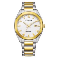 Citizen Herrenuhr Analog Eco-Drive mit Edelstahl-Armband...