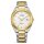 Citizen Herrenuhr Analog Eco-Drive mit Edelstahl-Armband BM7624-82A