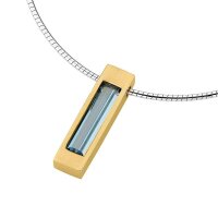 Damen Collier aus Silber mit Zirkonia, 42cm + 3cm Länge