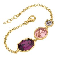 Armband aus 925er Silber mit Swarovski Kristallen,...