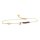 Armband aus vergoldetem 925er Silber mit Hämatit & Zirkonia (17+2cm)