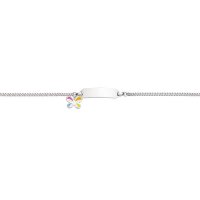 Schmetterling-Identband für Kinder, 925 Silber,...