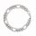 Armband 925 Sterling Silber rhodiniert mit Zirkonia 19cm S-02403B