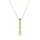 Collier mit Behang 8 Karat (333) Gelbgold Zirkonia 42+3cm G3-00447C