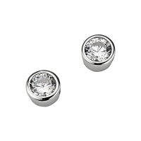 Elegante Schmuckgarnitur aus 925er Silber mit funkelnden...