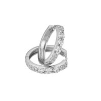 Scharniercreolen aus 925 Sterling Silber mit...