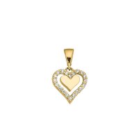 Anhänger aus 8 Karat (333) Gold gelb Zirkonia BAH304775