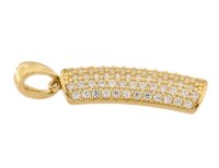 Anhänger aus 8 Karat (333) Gold gelb Zirkonia G3-00671A
