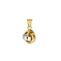 Anhänger aus 8 Karat (333) Gold gelb/rhodiniert...