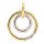 Anhänger aus 8 Karat (333) Gold gelb/rhodiniert Zirkonia G3-00641A