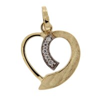 Anhänger aus 8 Karat (333) Gold mit Zirkonia G3-00988A
