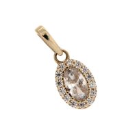 Anhänger aus 8 Karat (333) Gold mit Zirkonia G3-01030A