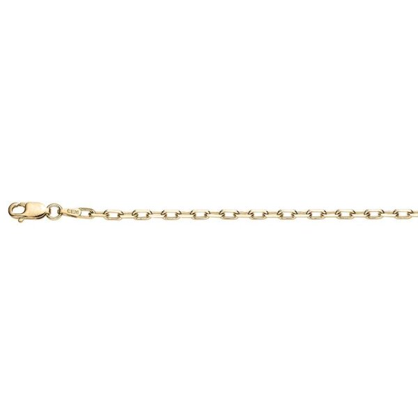 Anker-Armband aus 925 Sterling Silber gelb 17+2cm