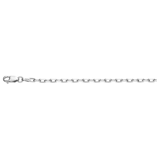 Anker-Armband aus 925 Sterling Silber rhodiniert 17+2cm