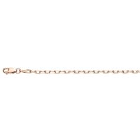 Anker-Armband aus 925 Sterling Silber rosé 17+2cm