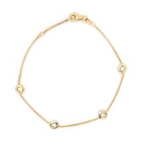 Armband 333 gelbgold Zirkonia 17+2cm G3-00735B