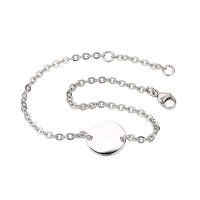 Armband 925 Silber 17+2cm, Ø 12 mm S-00759B