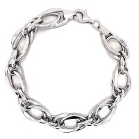 Armband 925 Sterling silber rhodiniert 19cm