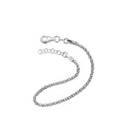 Armband 925 Sterling-Silber rhodiniert 17+2cm S-01397B