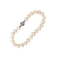 Armband aus 925 Sterling Silber rhodiniert Perle...
