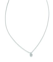 Collier mit Anhänger aus 925 Silber mit Zirkonia, 42...